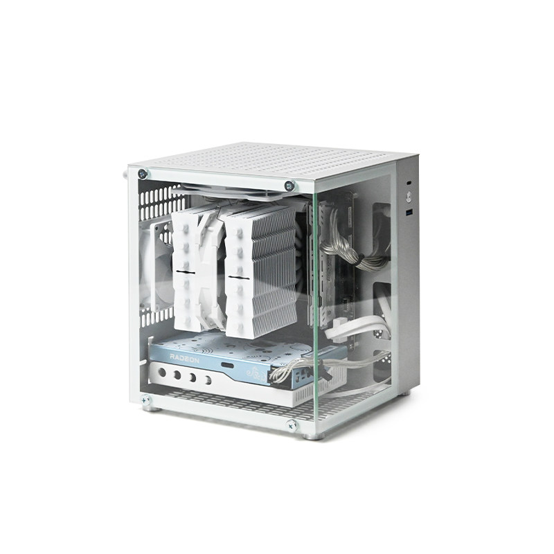 Portable Aluminum Itx Case Carry Handle - เคสคอมพิวเตอร์ ITX แบบพกพาขนาด 11 ลิตร ทำจากอะลูมิเนียม