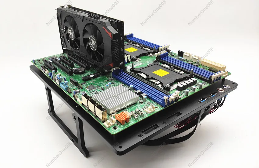 เคสคอมพิวเตอร์แบบเปิดโล่งสำหรั - Aluminum Open Frame Test Bench Water Cooling บทวิจารณ์และราคา