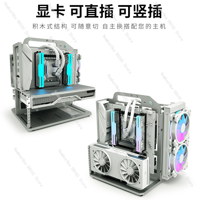เมนบอร์ด MATX อลูมิเนียมอัลลอย - Aluminum Open Frame Test Bench Water Cooling บทวิจารณ์และราคา